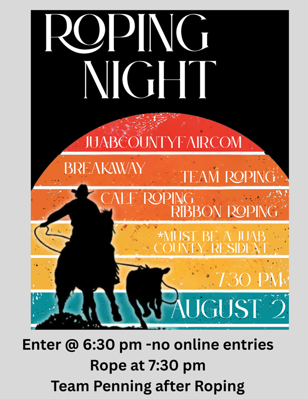 Juab Rodeo Roping Night - Juab County Fair